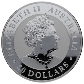 Moneda Australia 30 Dólares Kookaburra Plata 2019 P-Perth 1Kg