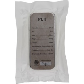 Moneda Fiji 5 Dólares Plata 2015 500g