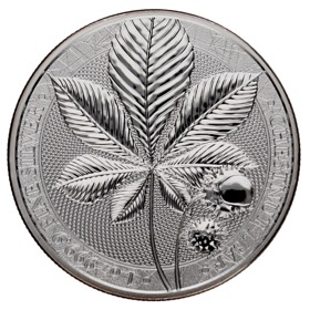 Moneda Germania 5 Marcos Chestnut Leaf Plata 2021 1oz