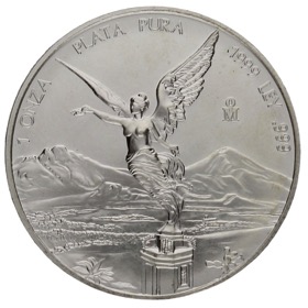 Moneda México 1 Onza Libertad Plata 1999 1oz