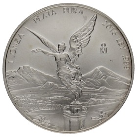 Moneda México 1 Onza Libertad Plata 2016 1oz