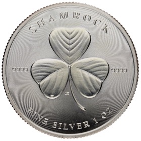 Moneda Niue 2 Dólares Trebol Plata 2022 1oz