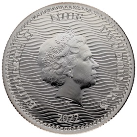 Moneda Niue 2 Dólares Calico Jack Plata 2022 1oz