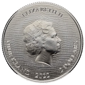 Moneda Niue 2 Dólares Dragón de Gales Plata 2022 1oz