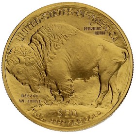 Moneda Estados Unidos 50 Dollars American Buffalo Oro 2019 1oz
