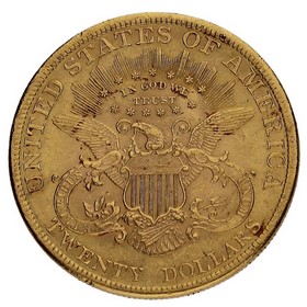 Moneda Estados Unidos 20 Dollars Double Eagle Liberty Oro 1897 33,42g