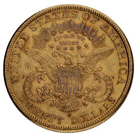 Moneda Estados Unidos 20 Dollars Double Eagle Liberty Oro 1898 S 33,43g