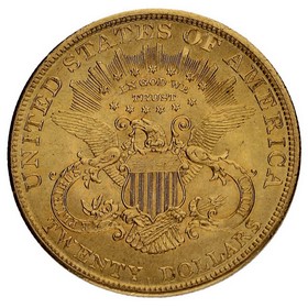 Moneda Estados Unidos 20 Dollars Double Eagle Liberty Oro 1904 33,43g