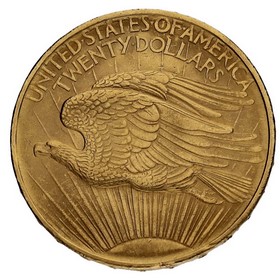 Moneda Estados Unidos 20 Dollars Double Eagle Saint Gaudens Oro 1908 33,44g