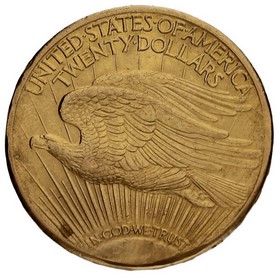 Moneda Estados Unidos 20 Dollars Double Eagle Saint Gaudens Oro 1928 33,40g