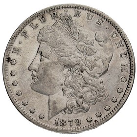 Moneda Estados Unidos Morgan Dollar Plata 1879 26,61g