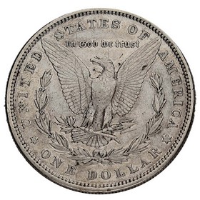 Moneda Estados Unidos Morgan Dollar Plata 1879 26,61g