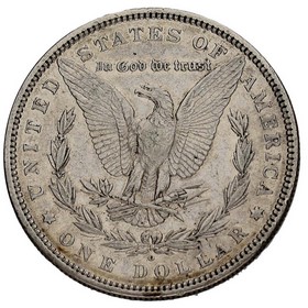 Moneda Estados Unidos Morgan Dollar Plata 1880 O 26,57g