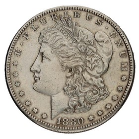 Moneda Estados Unidos Morgan Dollar Plata 1880 S 26,70g