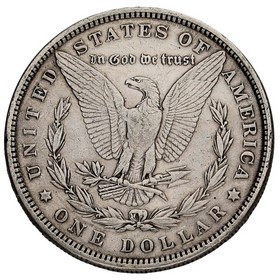 Moneda Estados Unidos Morgan Dollar Plata 1880 26,56g