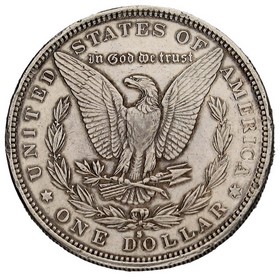 Moneda Estados Unidos Morgan Dollar Plata 1882 S 26,69g