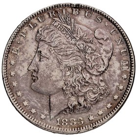Moneda Estados Unidos Morgan Dollar Plata 1883 26,73g