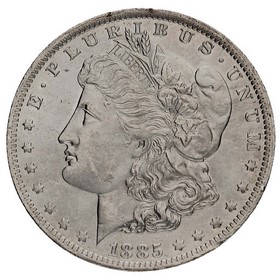 Moneda Estados Unidos Morgan Dollar Plata 1885 O 26,63g