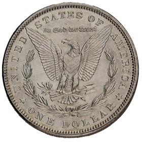 Moneda Estados Unidos Morgan Dollar Plata 1886 26,69g