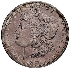 Moneda Estados Unidos Morgan Dollar Plata 1889 26,70g
