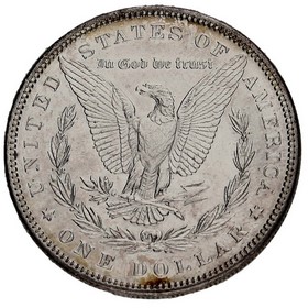 Moneda Estados Unidos Morgan Dollar Plata 1889 26,70g