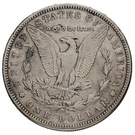 Moneda Estados Unidos Morgan Dollar Plata 1892 S 26,32g
