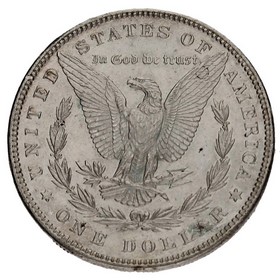 Moneda Estados Unidos Morgan Dollar Plata 1897 26,78g