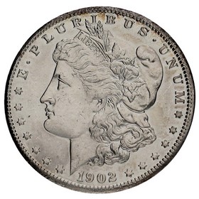 Moneda Estados Unidos Morgan Dollar Plata 1902 O 26,78g