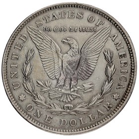 Moneda Estados Unidos Morgan Dollar Plata 1921 26,59g