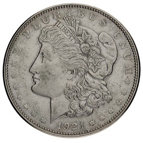 Moneda Estados Unidos Morgan Dollar Plata 1921 D 26,74g