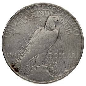 Moneda Estados Unidos Peace Dollar Plata 1923 D 26,65g