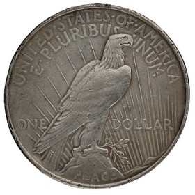 Moneda Estados Unidos Peace Dollar Plata 1923 26,74g