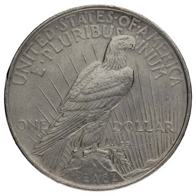 Moneda Estados Unidos Peace Dollar Plata 1924 26,69g