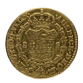 Moneda Carlos IV 2 Escudos Oro 1799 Madrid MF 6,62g