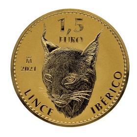 Moneda 1,5 Euros Lince Ibérico Oro 2021 1oz