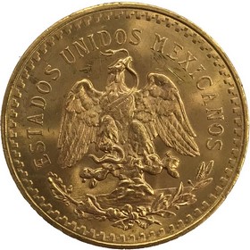 Moneda México 50 Pesos Oro 1946 41,67 g