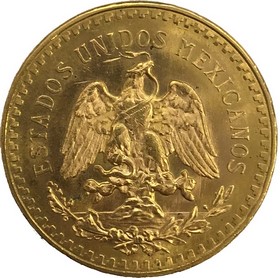 Moneda México 50 Pesos Oro 1947 41,75 g