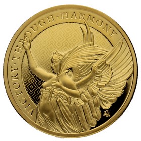 Moneda Santa Elena 100 Pounds Virtudes de la Reina Victoria  Oro 2021 1oz