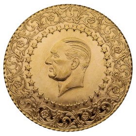 Moneda Turquía 500 Kurush Oro 1970 35,05g
