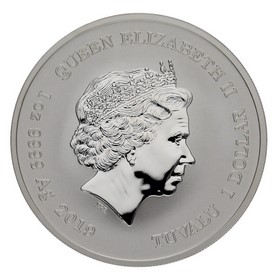 Moneda Tuvalu 1 Dollar Hulk Plata 2019 1oz