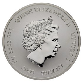 Moneda Tuvalu 1 Dollar Bart Simpson Plata 2022 1oz