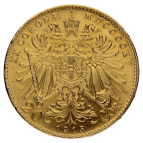 Moneda Austria 20 Coronas Oro 1915 6,76g