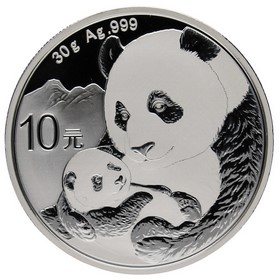 Moneda China 10 Yuans Panda Plata 2019 30g