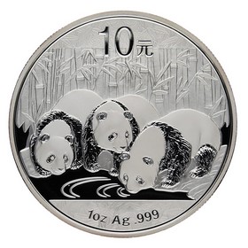 Moneda China 10 Yuans Panda Plata 2013 1oz