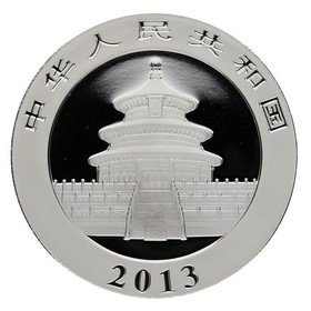 Moneda China 10 Yuans Panda Plata 2013 1oz