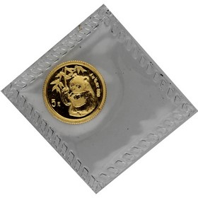 Moneda China 5 Yuans Panda Oro 1995 1/20oz