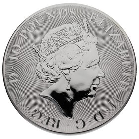 Moneda Reino Unido 10 Pounds Britannia Plata 2021 10oz