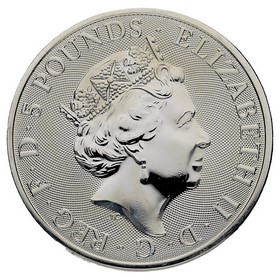 Moneda Reino Unido 5 Pounds Yale of Beaufort Plata 2019 2oz