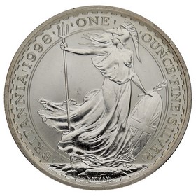 Moneda Reino Unido 2 Pounds Britannia Plata 1998 1oz