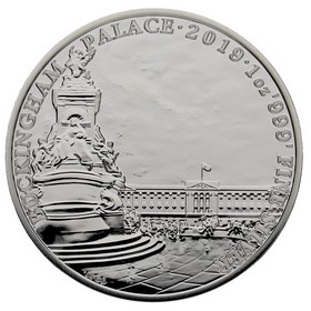 Moneda Reino Unido 2 Pounds Buckingham Palace Plata 2019 1oz